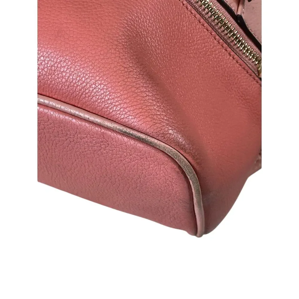 Michael Kors Peach and Coral Color leather‎ Back Pack / Shoulder Bag / Purse